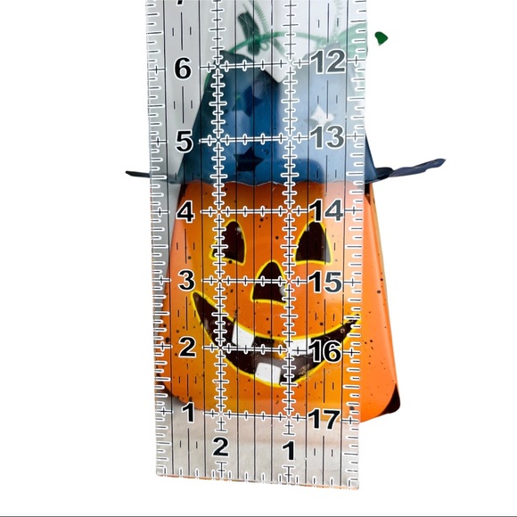 Metal Halloween Hanging Tea light Jack O’ Lantern - Picture 9 of 12